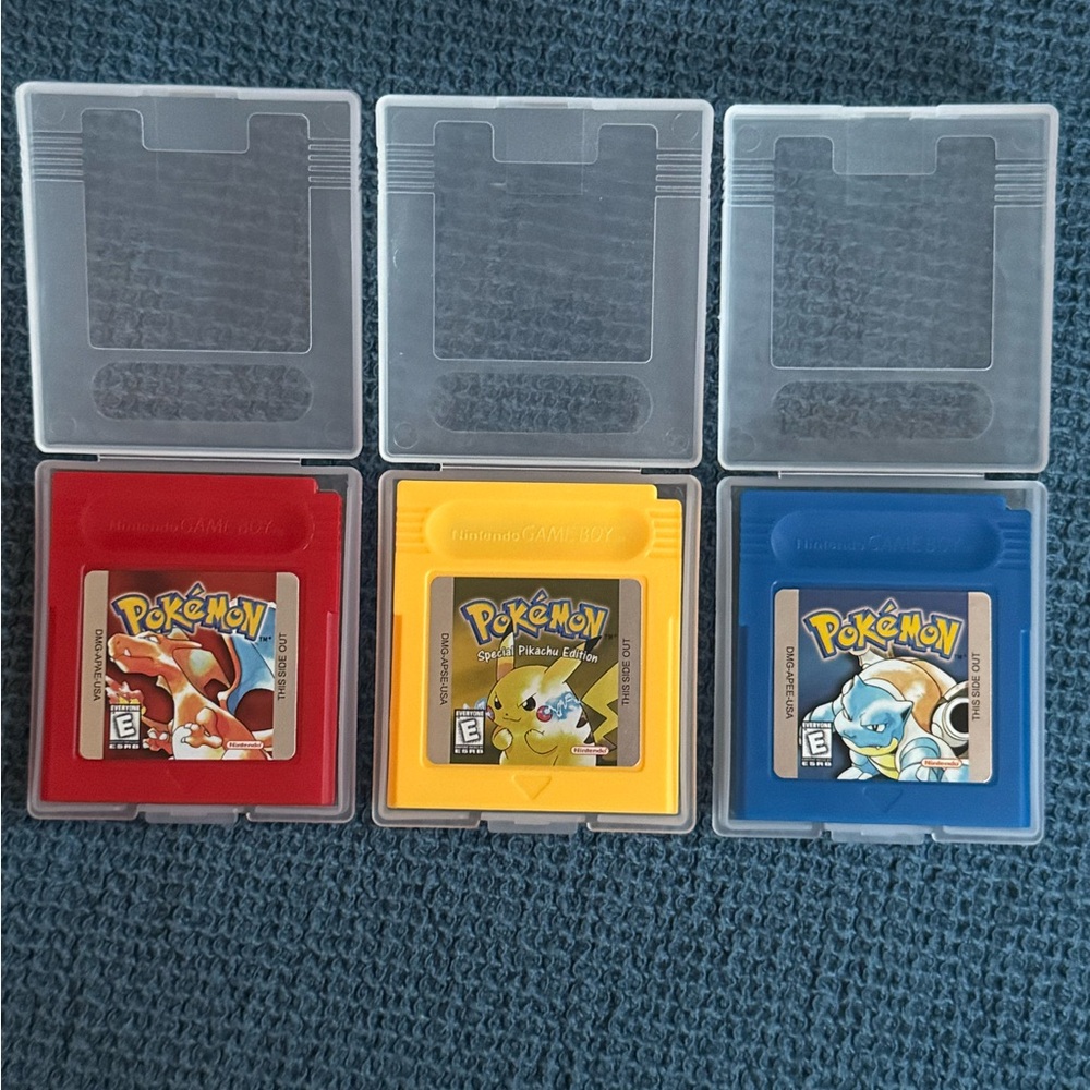 Game Boy Pokemon Games Set of 3 - Picture 2 of 3